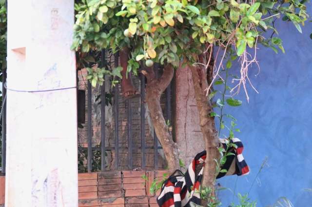 Homem morre e corpo &eacute; encontrado preso entre port&atilde;o e &aacute;rvore