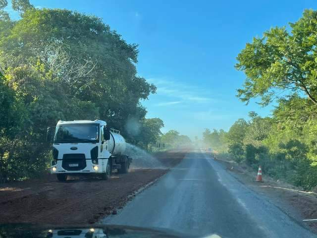 Obras avan&ccedil;am na MS-382, a Rodovia do Ecoturismo