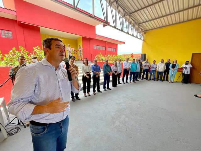 Em Bela Vista, Riedel entrega novo quartel dos Bombeiros