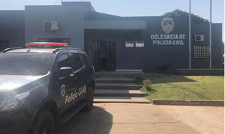 Ocorrência de roubo foi registrada na Delegacia de Polícia Civil de Amambai. (Foto: Divulgação)