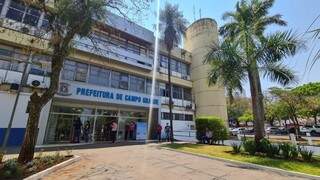 Edifício-sede da Prefeitura de Campo Grande. (Foto: Divulgação/PMCG)