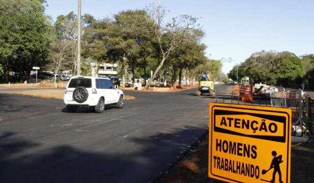 Em obras, Parque dos Poderes tem trecho interditado durante o feriado
