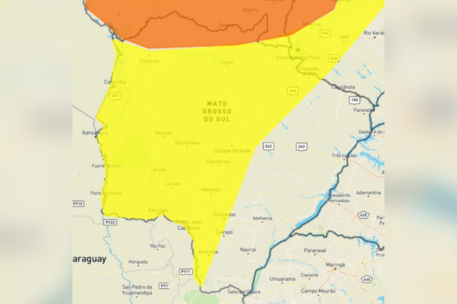 Inmet Prorroga Por Mais H Alertas De Temporais Em Mato Grosso Do Sul