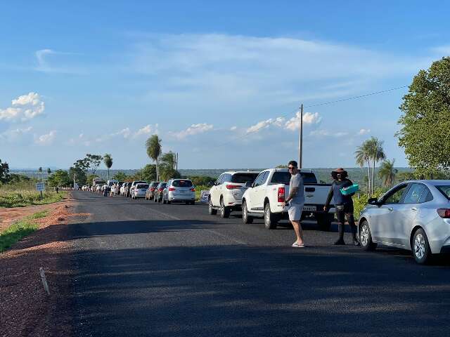 Obra em rodovia testa paciência de motoristas