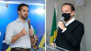 Eduardo Leite (à esq.) e João Doria (à dir.) são os principais nomes das prévias do PSDB para definir candidato a presidência em 2022 (Fotos: Kísie Ainoã)
