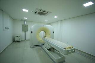 Sala de tomografia no Hospital do Câncer, em Campo Grande. (Foto: Arquivo/Campo Grande News)