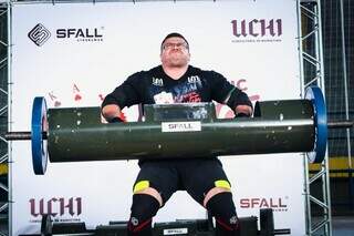 Atleta de MS vence etapa Brasil em campeonato mundial de strongman