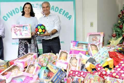 Reinaldo lança campanha de arrecadação de brinquedos nesta terça