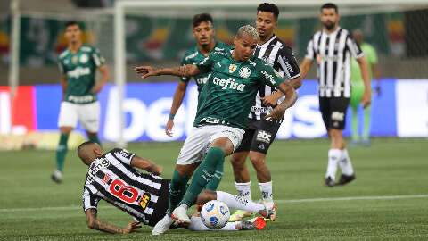 Jogando em casa, Palmeiras empata em 2 a 2 com o Atl&eacute;tico-MG