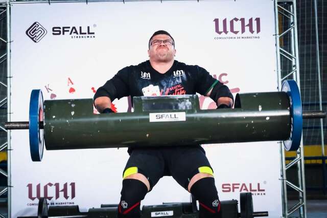 Atleta de MS vence etapa Brasil em campeonato mundial de strongman