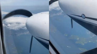 Copiloto publicou imagens de avião antes do desaparecimento. (Foto: Redes Sociais)