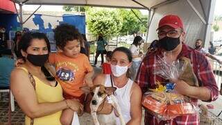Ação voltada aos animais realizada pela Prefeitura de Campo Grande. (Foto: Divulgação/Prefeitura)