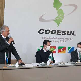 Governador participa de reunião do Codesul em Curitiba nesta terça-feira