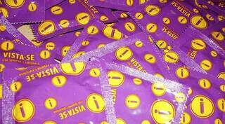 Preservativos que são entregues nas unidades de saúde. (Foto: Governo de MS)