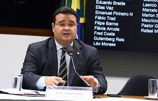Deputado Fábio Trad durante sessão na Câmara Federal (Foto: Câmara dos Deputados/Divulgação)