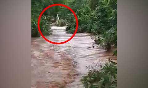 Rio Negro contabiliza estragos após chuva forte destruir pontes e estradas