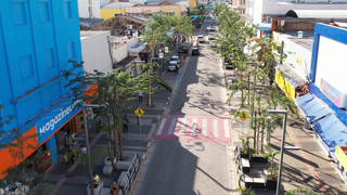 Rua 14 de Julho foi a primeira a ser revitalizada após a &#34;Lei Cidade Limpa&#34;