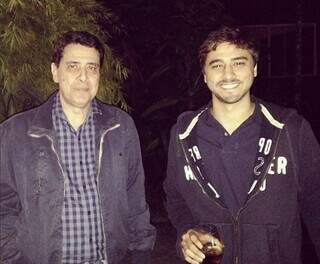 Geraldo e o filho, Chico Roca. (Foot: Instagram)