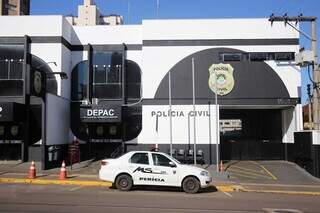 Morte foi registrda na Depac Centro em Campo Grande. (Foto: Paulo Francis)