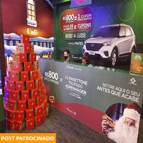 Carro 0 Km na sua garagem e Panettone Trufado Kopenhagen na sua mão