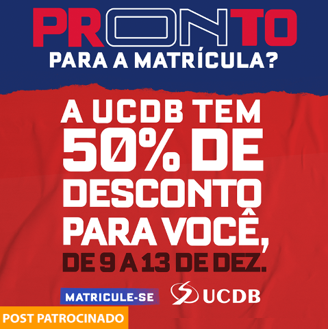 Aprovados no Vestibular UCDB têm 50% de desconto na matrícula