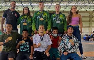 Delegação de MS garantiu oito medalhas na competição. (Foto: Divulgação | Fundesporte)