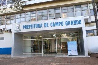 Fachada do prédio da prefeitura de Campo Grande. (Foto: Arquivo/Campo Grande News)