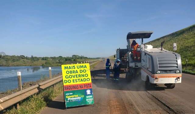 Com R$ 6,9 milh&otilde;es em recursos, MS-480 passa por restaura&ccedil;&atilde;o