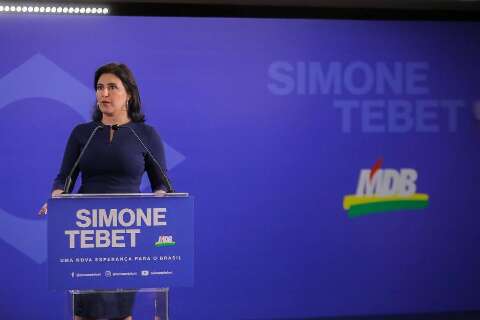 Simone Tebet entra na corrida presidencial com meta de acabar com a fome