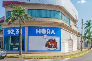 Sede da Rádio Hora em Campo Grande. (Foto: Marcos Maluf)