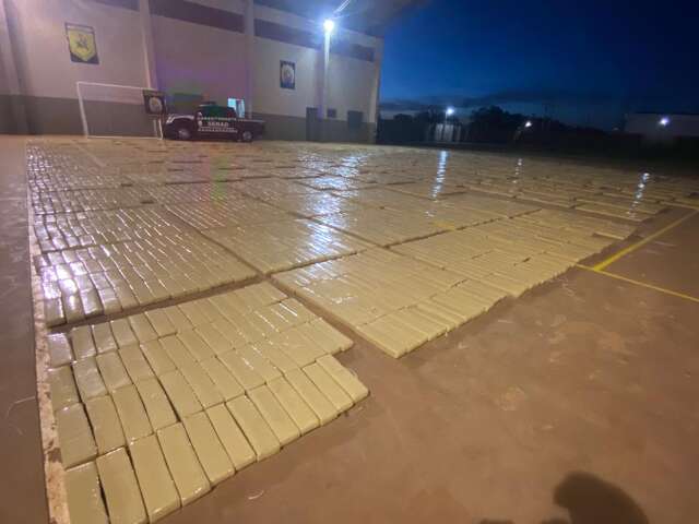 Pol&iacute;cia descobre 9 toneladas de maconha escondidas em matagal 