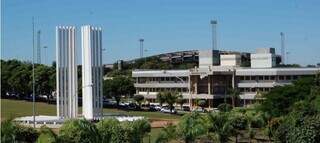 Paliteiro da Cidade Universitária da UFMS em Campo Grande. (Foto: Arquivo)