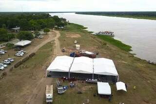 Local onde evento acontecerá, em Carmelo Peralto, no Paraguai. (Foto: Divulgação)