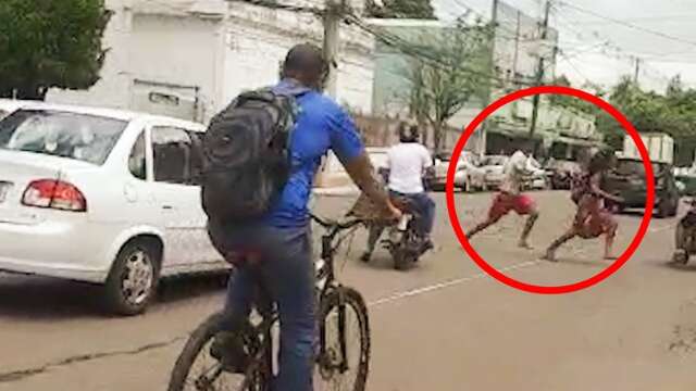 Homem &eacute; esfaqueado na barriga em pancadaria no Centro da Capital