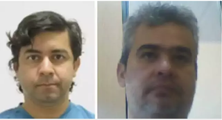 Da esquerda para a direita, Selmo que está foragido, e Guilherme, detido no Centro de Triagem, em Campo Grande. (Foto: Reprodução/Processo)
