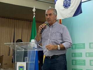 Governador Reinaldo Azambuja (PSDB) destacou importância do Laço Comprido para o Estado (Foto: Adriel Mattos)
