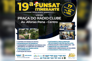 Ação oferece diversos serviços gratuitos para a população de Campo Grande. (Arte: Divulgação)