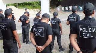 Treinamento dos policiais civis de MS. (Foto: Divulgação) 