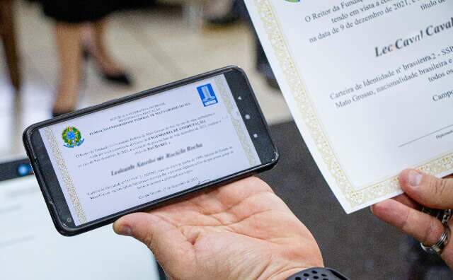 UFMS &eacute; a 1&ordf; universidade federal a emitir diplomas digitais em plataforma do MEC