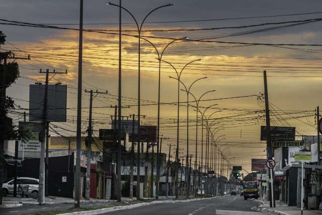 Domingo ser&aacute; de tempo inst&aacute;vel, com chuva e m&aacute;xima de 36&ordm;C em MS