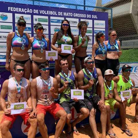 Etapa na Capital definiu campe&otilde;es da temporada 2021 do v&ocirc;lei de praia MS