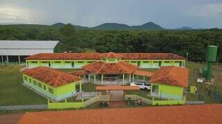 Escola Estadual Indígena Antônio Alves, que tem capacidade de atender 180 estudantes. (Foto: Divulgação)