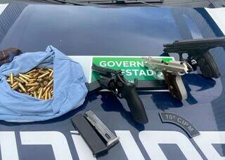 Fornecedor de armas, adolescente &eacute; apreendido com 3 rev&oacute;lveres e 161 muni&ccedil;&otilde;es 