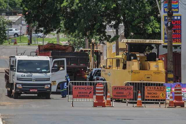 Trecho da Rua Marechal Rondon &eacute; fechado para recapeamento