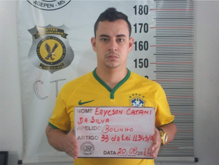 Eryckson Catani da Silva foi encontrado pelo Choque na entrada de Terenos. (Foto: Divulgação)