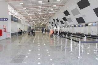 Obras em andamento estão ampliando o aeroporto de Campo Grande. (Foto: Marcos Maluf)