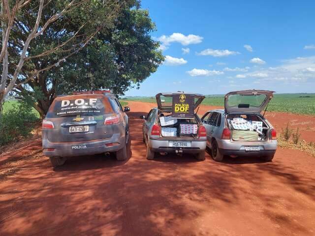Dupla &eacute; presa com R$ 207 mil em contrabando do Paraguai 