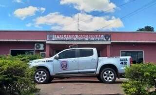 Sede da Polícia Nacional em Capitán Bado, na fronteira com MS. (Foto: Arquivo)