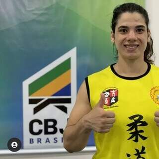 Camila Gebara, atleta de Dourados, comemora convocação (Foto: Arquivo pessoal)