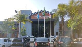 Edifício-sede da Delegacia-Geral da Polícia Civil, em Campo Grande. (Foto: Divulgação/PCMS)